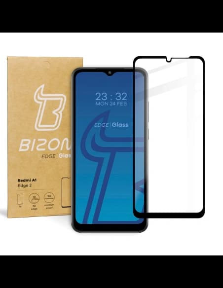 Bizon Glass Edge 2 Redmi A1 schwarz