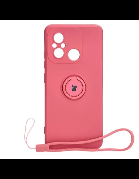 Bizon Case Silikonring Sq Xiaomi Redmi 12C schmutzig pink