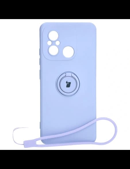 Bizon Case Silikonring Sq Xiaomi Redmi 12C helllila