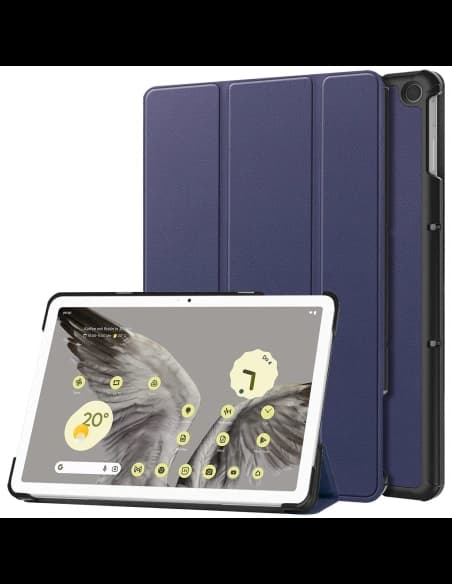 Etui Bizon Case Tab Croc do Google Pixel Tablet tmavě modré