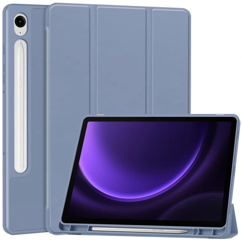 Etui Bizon Case Tab Lizard do Samsung Galaxy Tab S9 / S9 FE levandulové - 1
