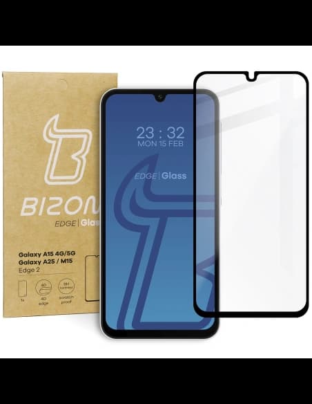 Bizon Glass Edge 2 Samsung Galaxy A15 4G/5G Samsung Galaxy A25 5G / M15 5G