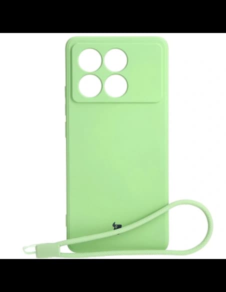 Bizon Case Silicone Sq Xiaomi Poco X6 Pro light green