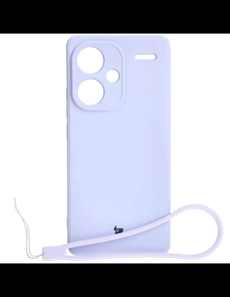 Etui Bizon Case Silicone Sq do Xiaomi Redmi Note 13 Pro+ 5G jasnofialové