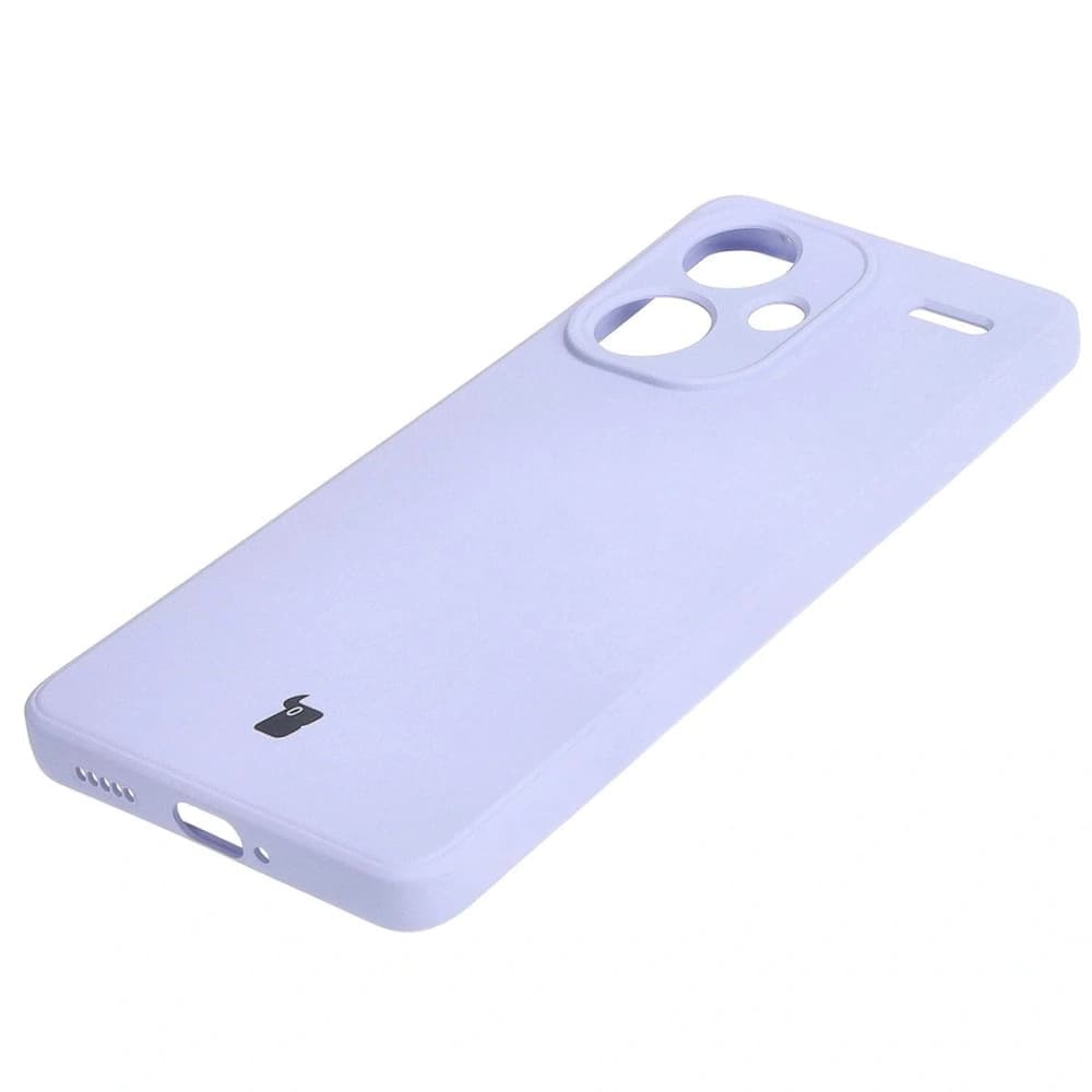 Etui Bizon Case Silicone Sq do Xiaomi Redmi Note 13 Pro+ 5G jasnofialové - 3