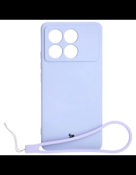 Bizon Case Silicone Sq Xiaomi Poco X6 Pro light purple