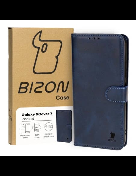 Bizon Case Pocket Samsung Galaxy Xcover7 navy blue