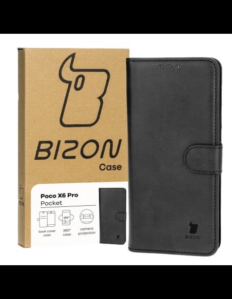 Bizon Case Pocket Xiaomi Poco X6 Pro black