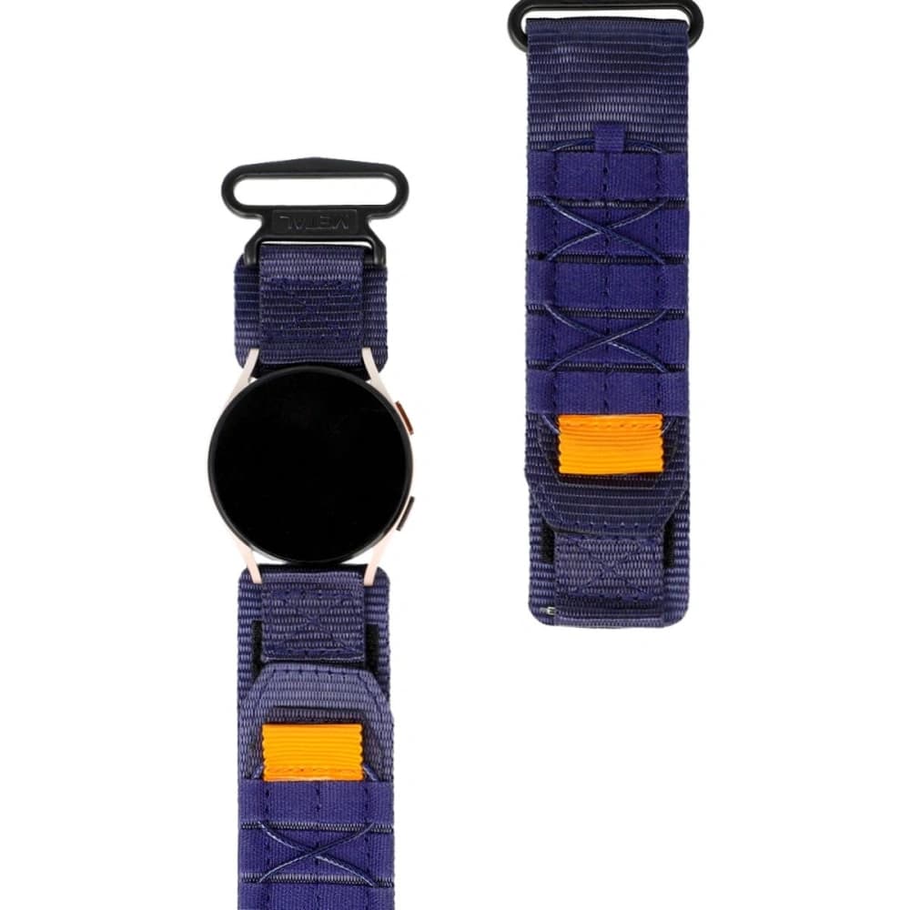 Bizon Strap Uhr Abenteuer Samsung Galaxy Uhr 20mm navy blau - 1
