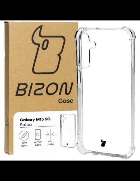 Bizon Case Salpa Samsung Galaxy M15 5G clear