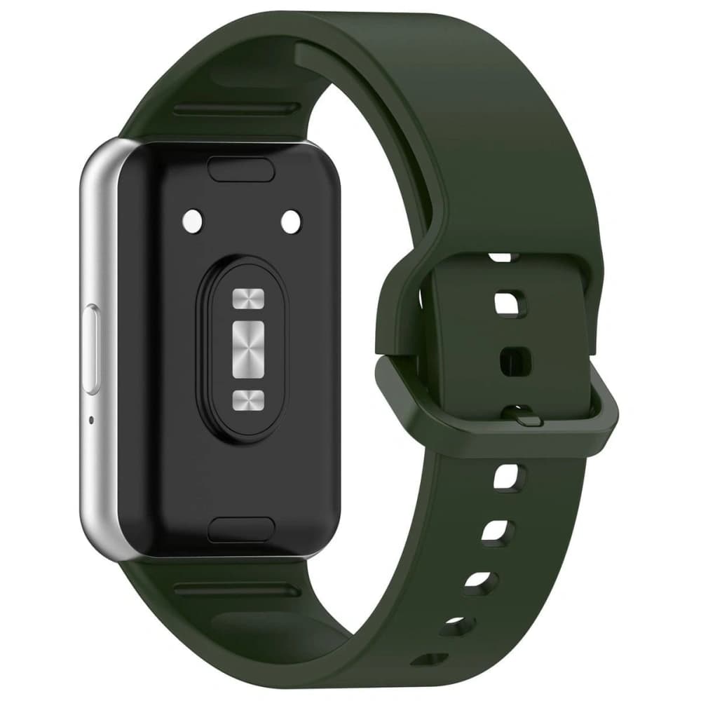 Pasek Bizon Strap Watch Silicone do Samsung Galaxy Fit 3 tmavě zelený - 4