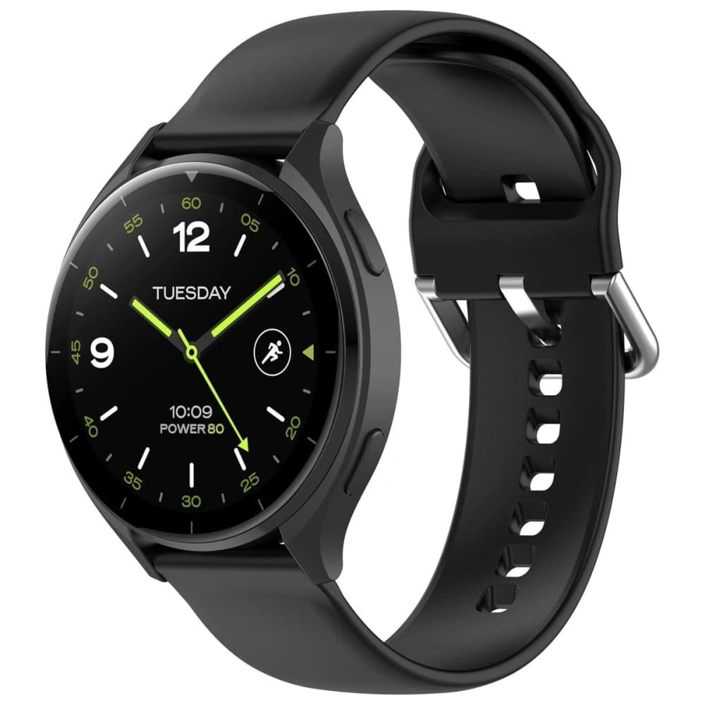 Bizon Strap Uhr Silikon Pro Xiaomi Uhr 2 schwarz