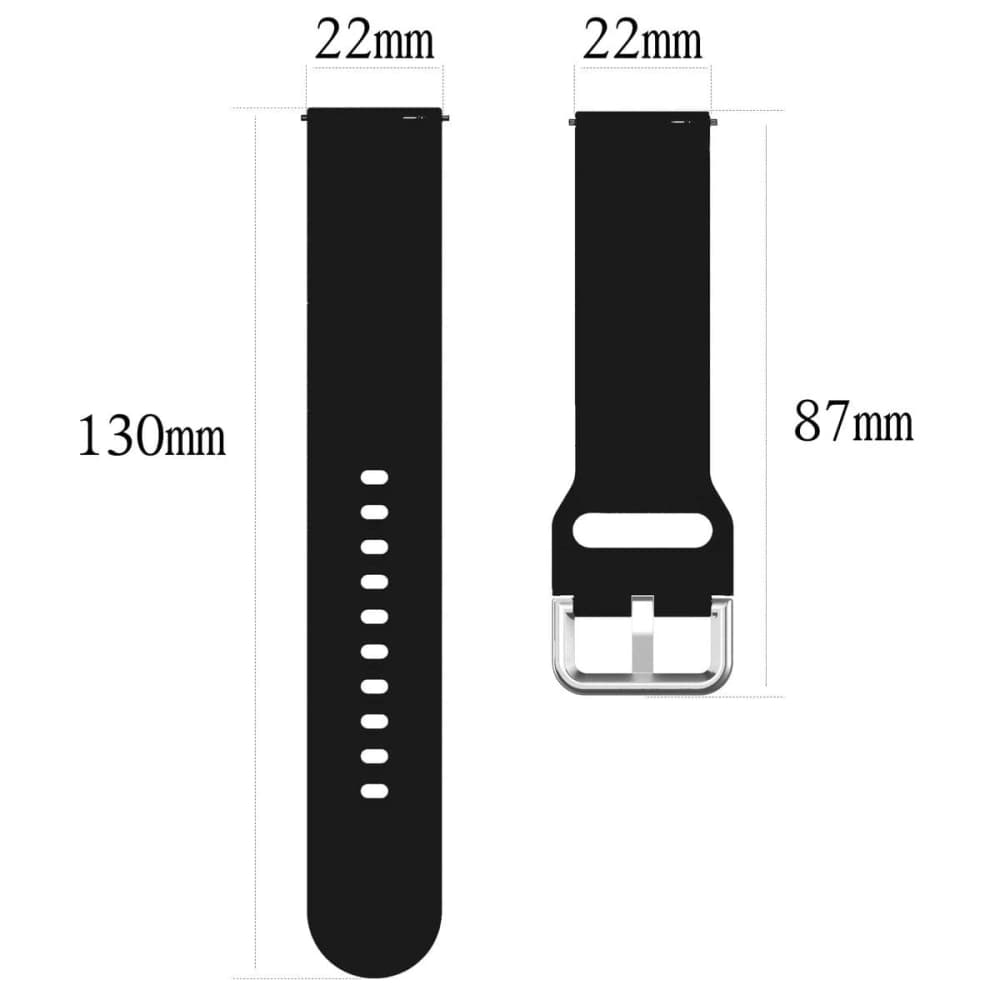 Bizon Strap Uhr Silikon Pro Xiaomi Uhr 2 schwarz - 2
