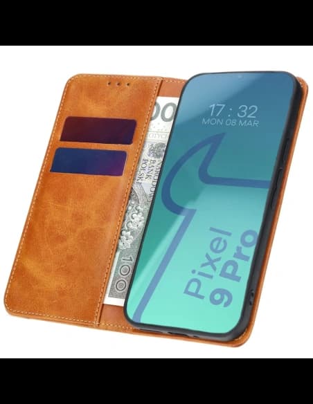 Bizon Case Pocket Pro Google Pixel 9 Pro XL brown