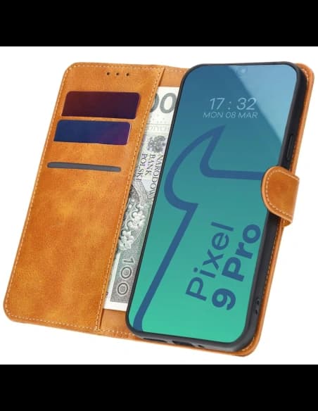 Bizon Case Pocket Google Pixel 9 Pro XL brown