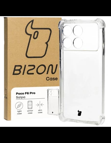 Bizon Case Salpa Xiaomi Poco F6 Pro átlátszó