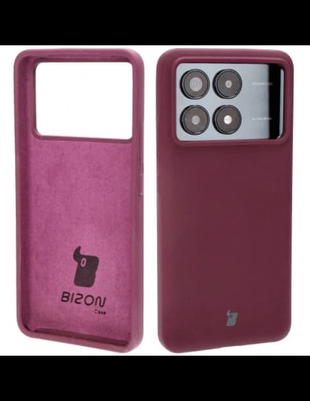Bizon Soft Case Xiaomi Poco F6 Pro sötét lila