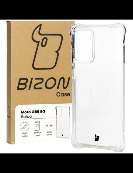Elastyczne etui Bizon Case Salpa do Motorola Moto G85 5G przezroczyste