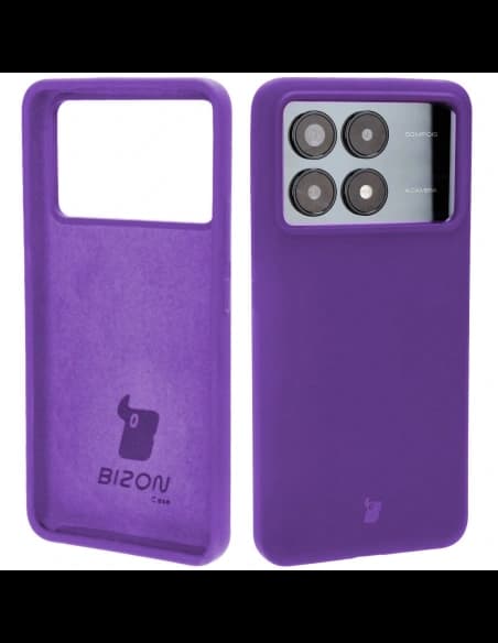 Bizon Soft Case Xiaomi Poco F6 Pro lila
