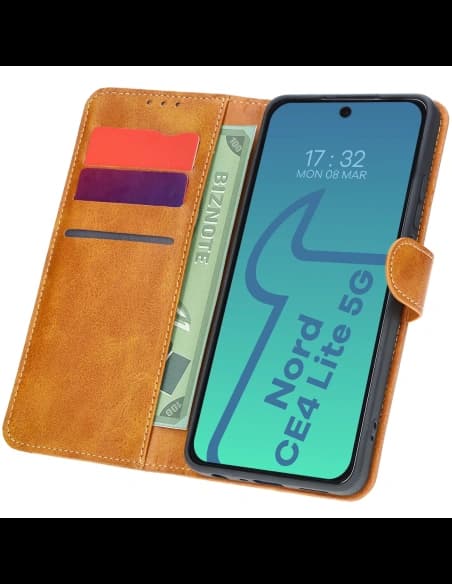 Bizon Case Pocket OnePlus Nord CE4 Lite 5G braun