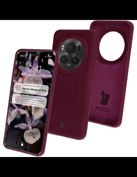 Bizon Soft Case Honor Magic6 Pro sötétlila