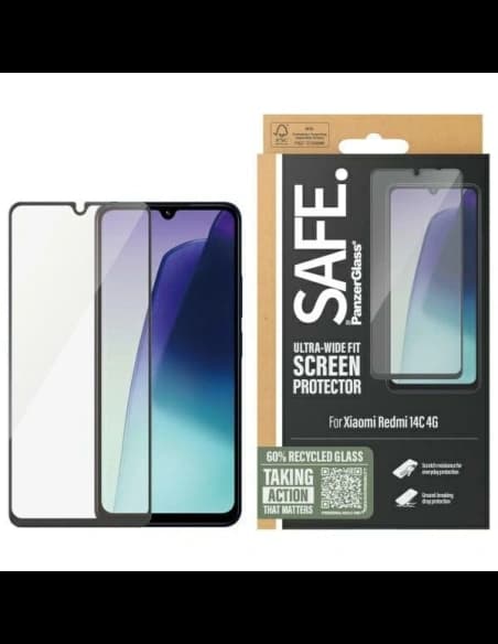 Szkło hartowane SAFE by PanzerGlass Xiaomi Redmi 14C 4G Screen Protection Ultra-Wide Fit