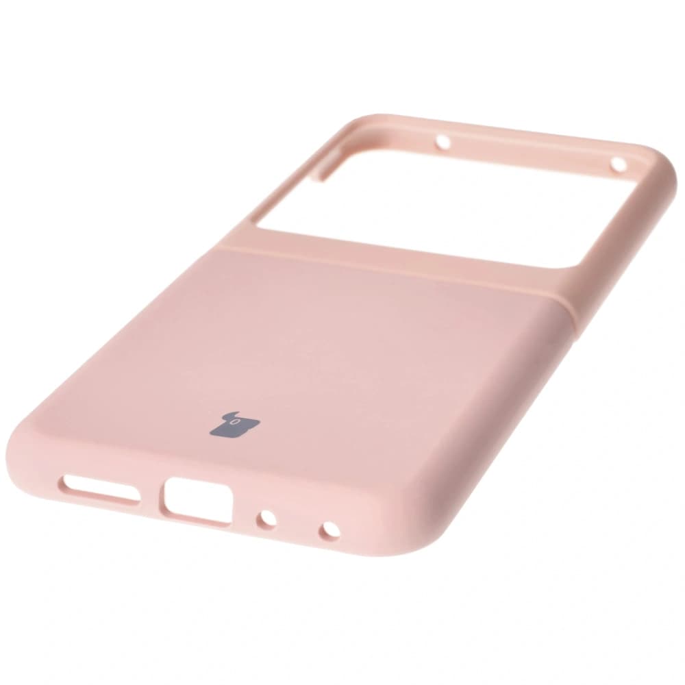 Silikonový obal Bizon Soft Case pro Motorola Razr 50 světle růžový - 3