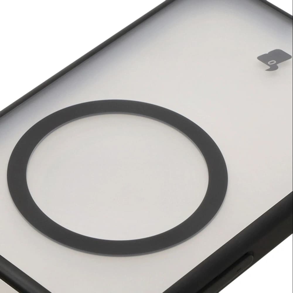 Bizon Case MatteO Google Pixel 9a translucent with a black frame - 3