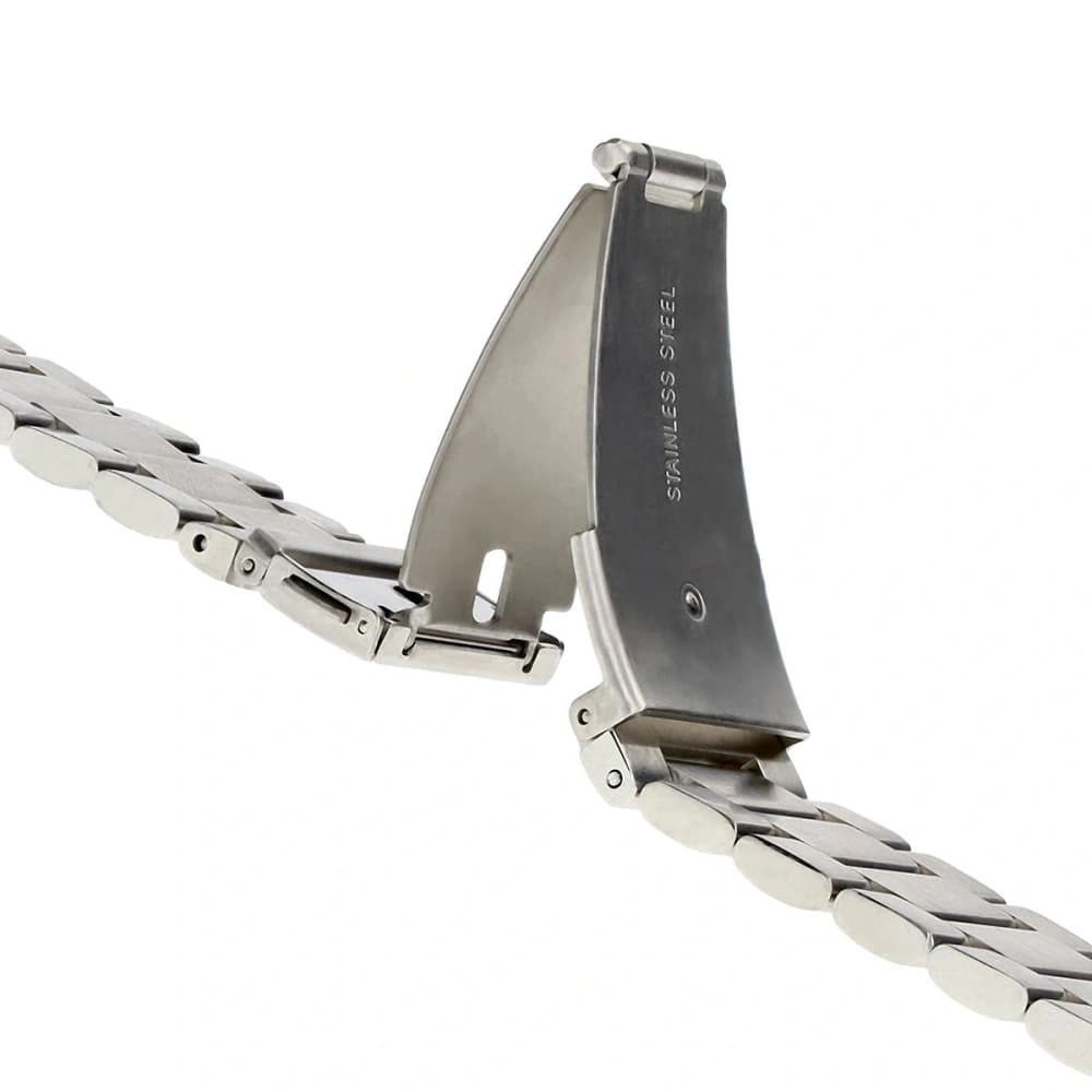 Pásek z nerezové oceli Bizon Strap Watch Aura do Samsung Galaxy Fit 3 stříbrný - 4