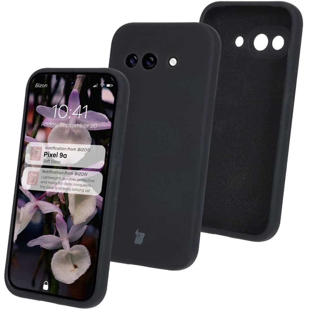 Bizon Soft Case Google Pixel 9a black