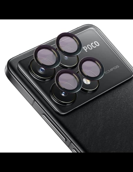 Bizon Glass Snap Lencse Xiaomi Poco F6 Pro fekete