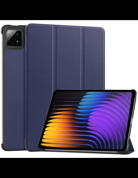 Bizon Case Tab Croc Xiaomi Pad 7 / 7 Pro tengerészkék