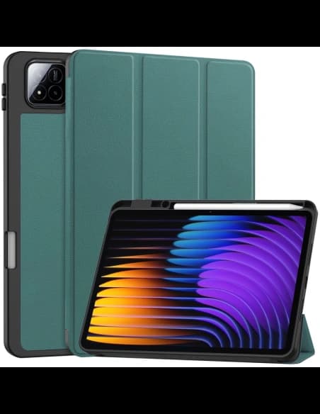 Bizon Case Tab Lizard Xiaomi Pad 7 / 7 Pro sötétzöld