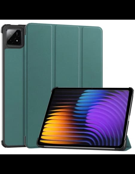 Bizon Case Tab Croc Xiaomi Pad 7 / 7 Pro sötétzöld