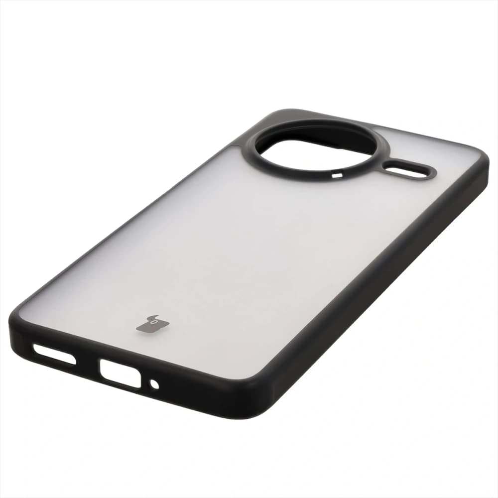 Bizon Case Angelo Xiaomi Poco F7 Pro smoked with a black frame - 5