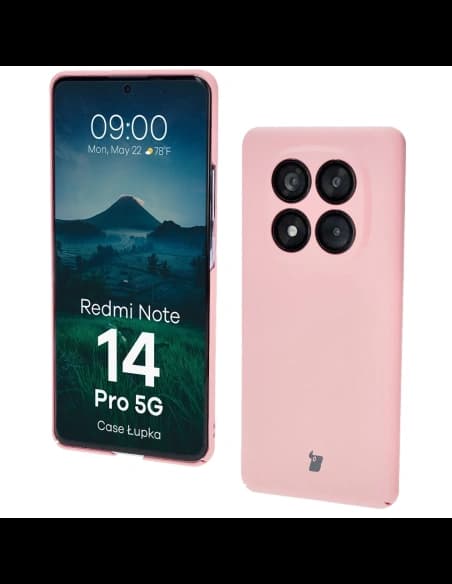 Carcasa Bizon Lupka Xiaomi Redmi Note 14 Pro 5G roz roz.