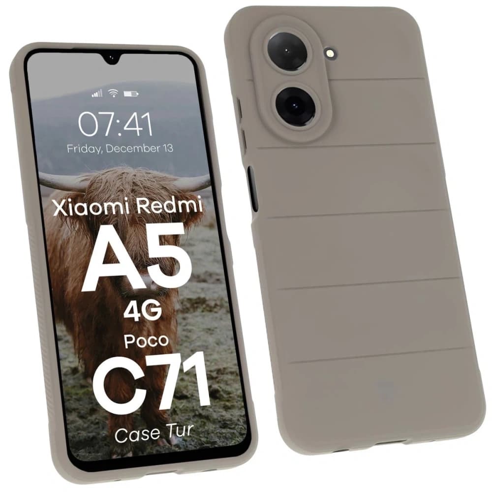 Bizon Case Tur Xiaomi Redmi A5 4G / POCO C71 4G light gray