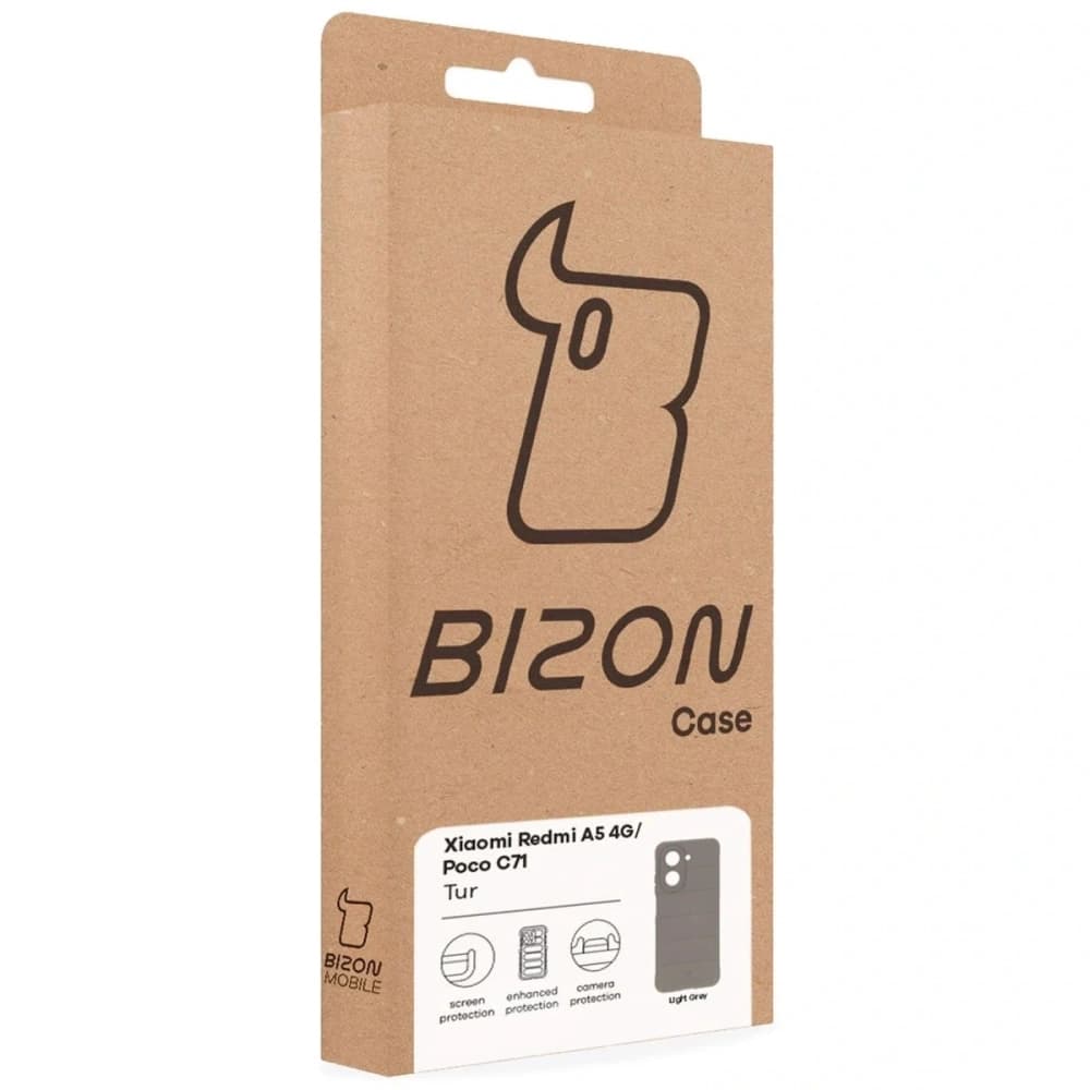 Bizon Case Tur Xiaomi Redmi A5 4G / POCO C71 4G light gray - 8