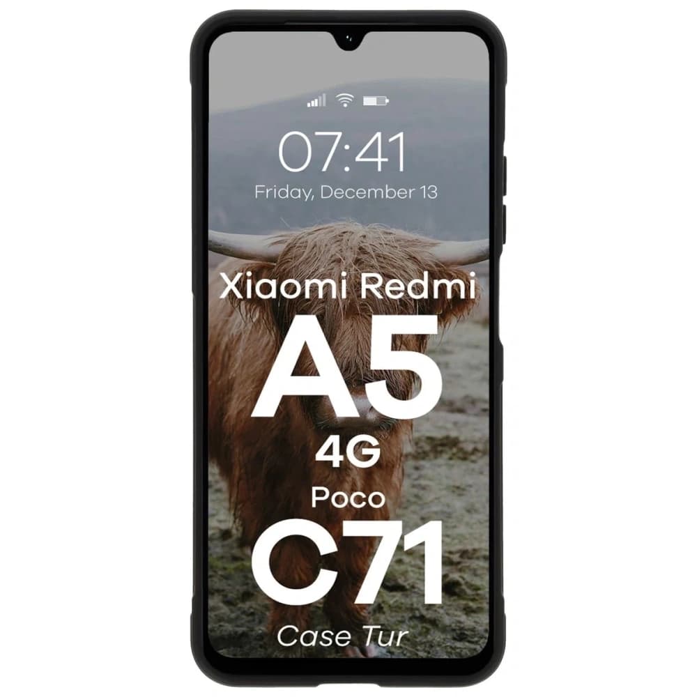 BIZON Case Tur Xiaomi Redmi A5 4G / POCO C71 4G black - 5