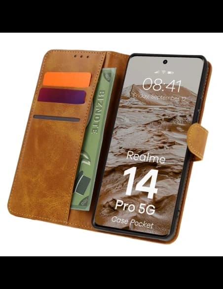 BIZON tok Realme 14 Pro 5G barna