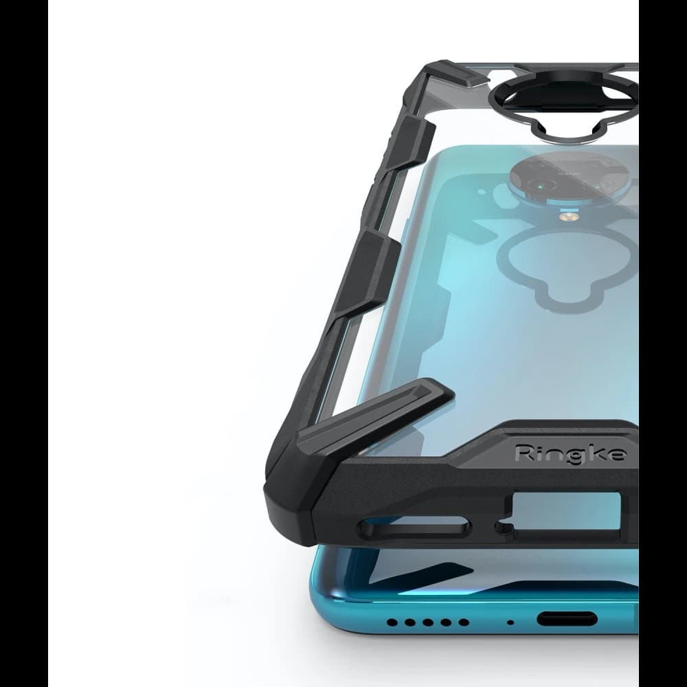 Etui Ringke Fusion-X Pocophone F2 Pro/Redmi K30 Pro Negru - 3