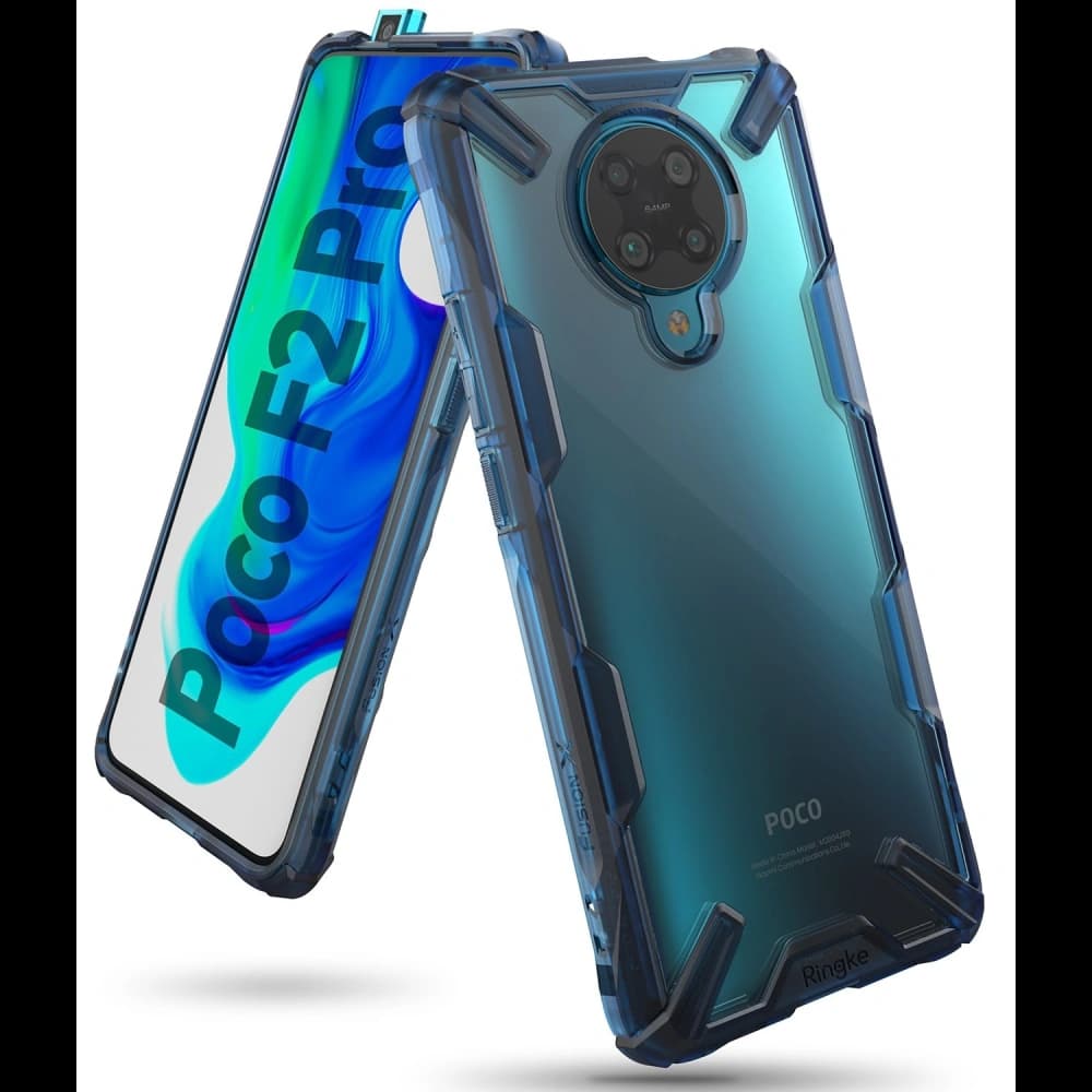 Etui Ringke Fusion-X Pocophone F2 Pro/Redmi K30 Pro Space Blue