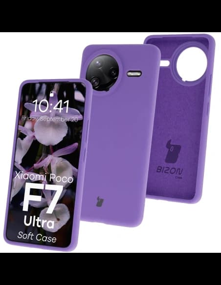Bizon Soft Case Xiaomi POCO F7 Ultra lila