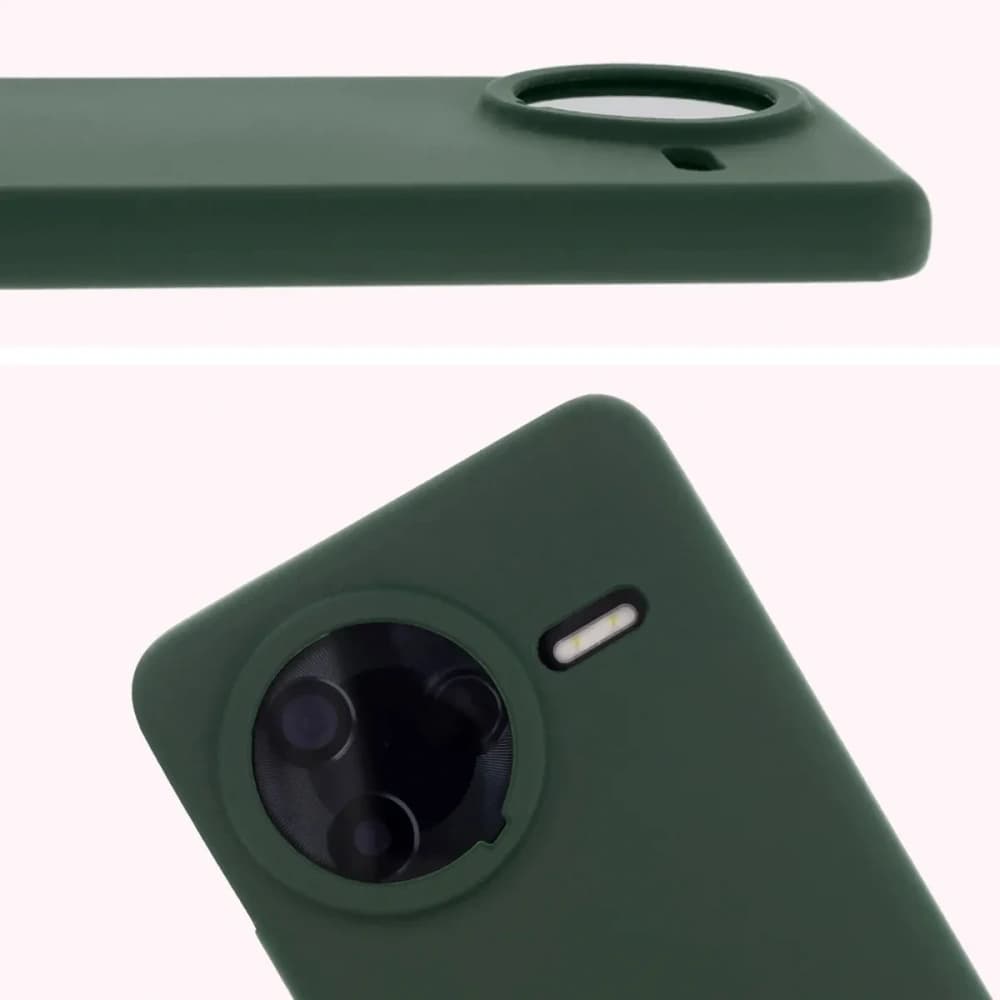 Husa moale Bizon pentru Xiaomi POCO F7 Pro verde închis - 5
