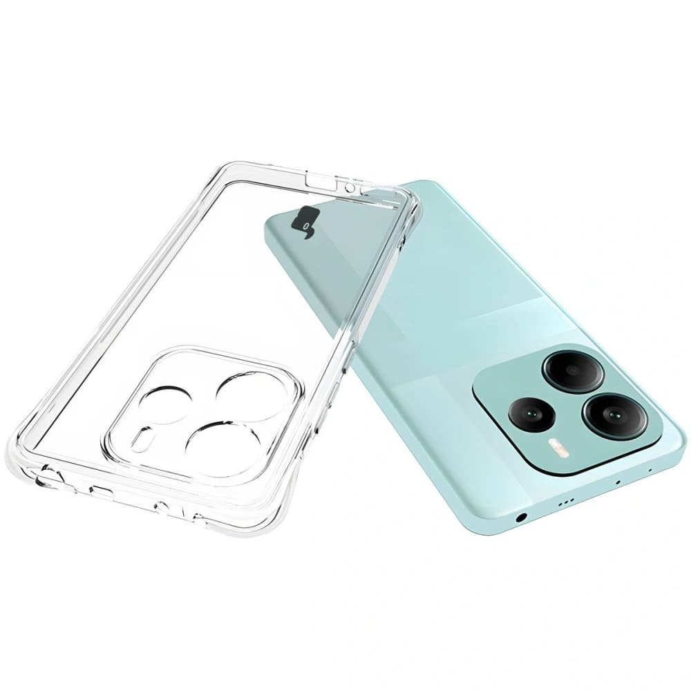 Bizon Case Clear Pack Hülle + 2x Displayschutzglas für Xiaomi Redmi Note 14 5G - 7
