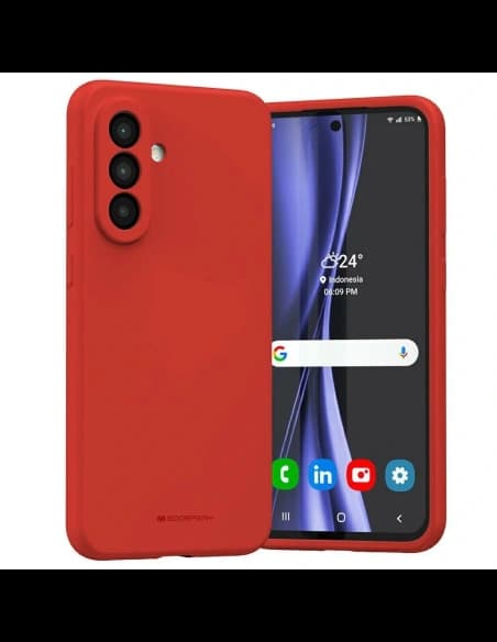 Mercury Szilikon Tok Samsung Galaxy A56 piros