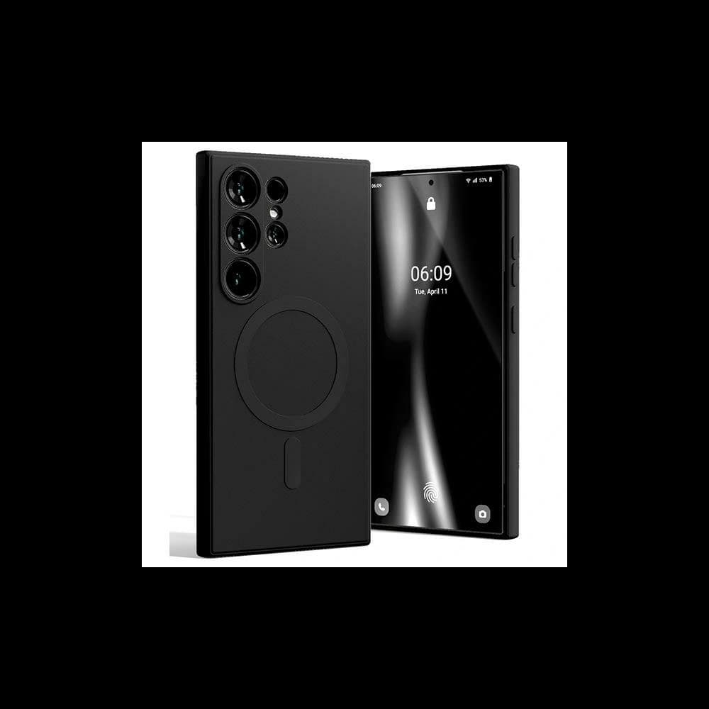 Carcasa Semi-Siliconă Mercury MagSafe pentru Samsung Galaxy S24 Ultra neagră - 1