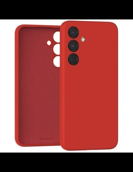 Husa din silicon Mercury pentru Samsung Galaxy A25 4G/5G roșie