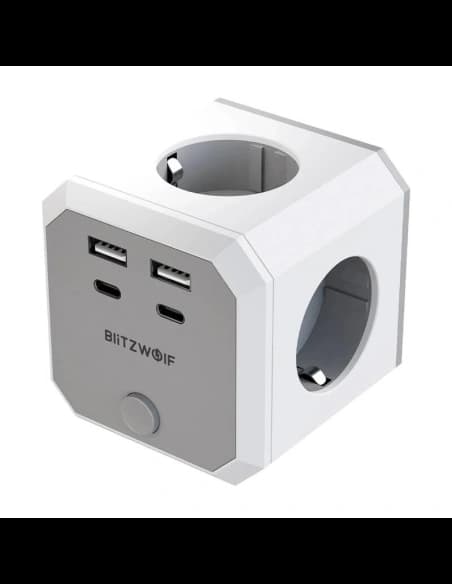 BlitzWolf BW-EC2 Steckdosenleiste 8-in-1 4xAC / 2xUSB-A / 2xUSB-C