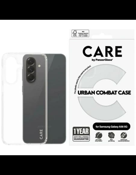 CARE by PanzerGlass Flagship Urban Combat Samsung Galaxy A56 5G átlátszó